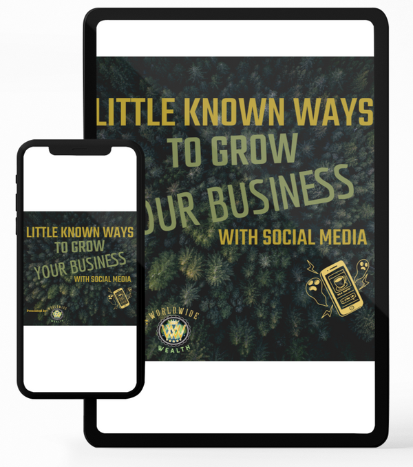 Little Known Ways To Grow Your Business With Social Media | FREE eBook Digital Download