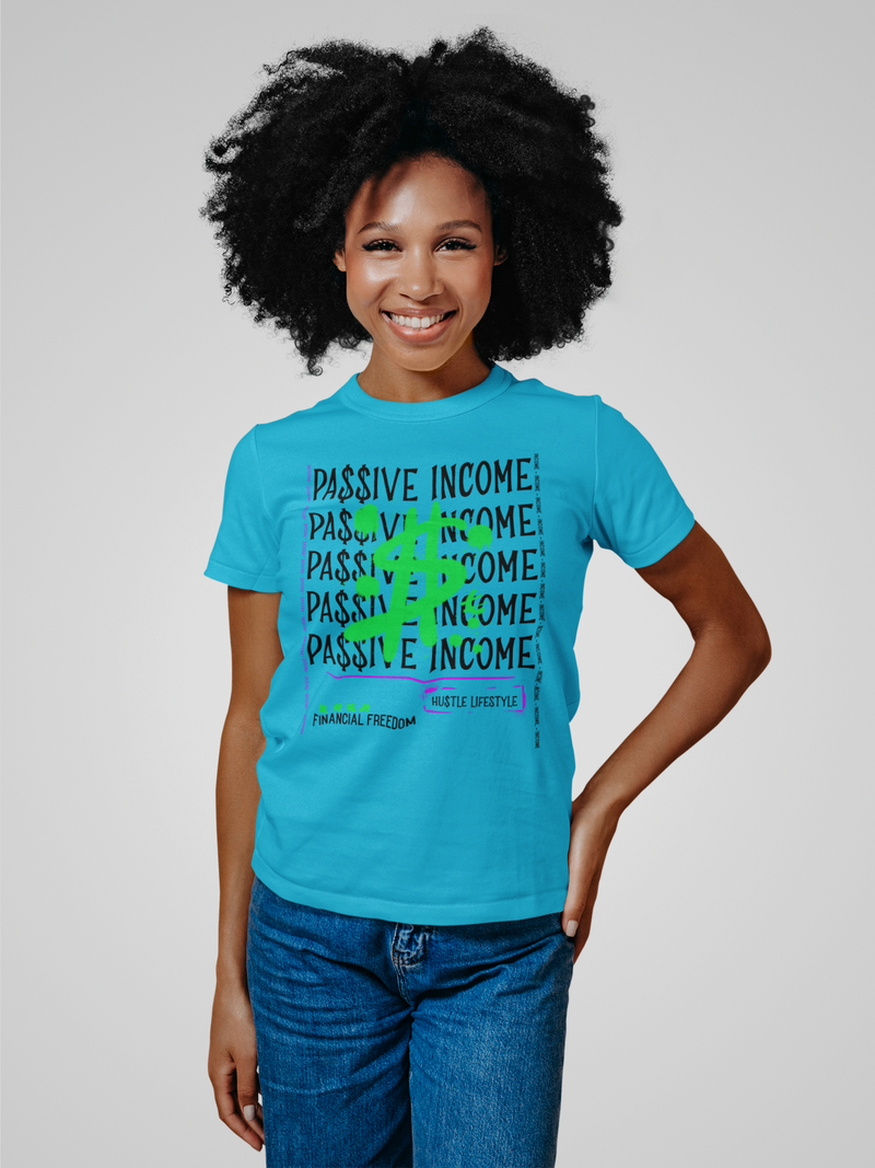 Passive Income Graffiti $ T-Shirt