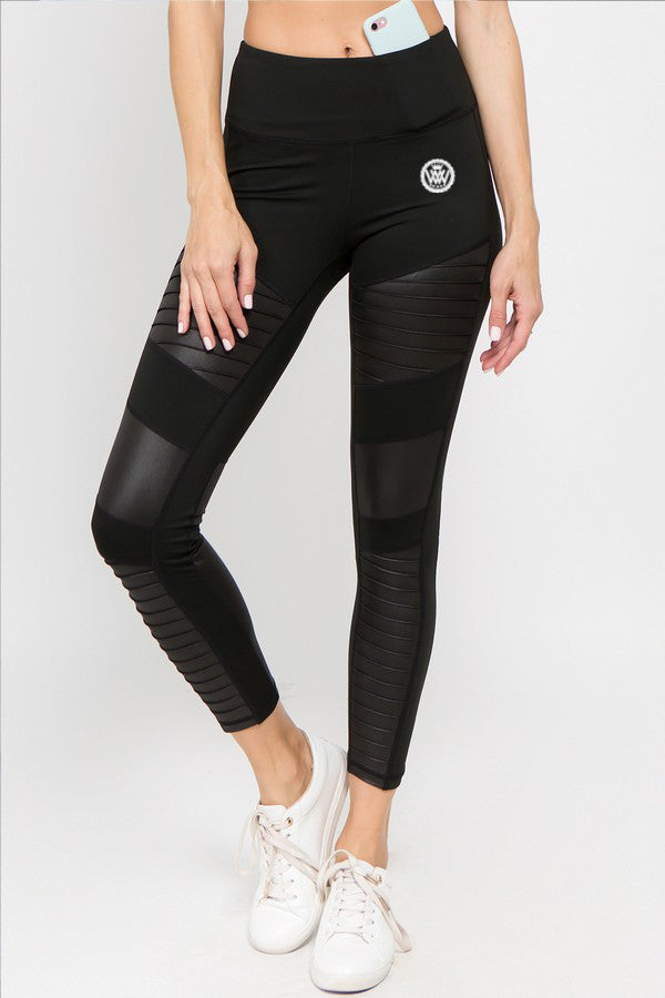 Moto Faux Leather Leggings – World Wide Hustle Brand